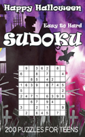 Easy to Hard Sudoku Happy Halloween