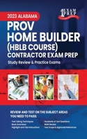 2023 Alabama PROV Home Builder HBLB Contractor Exam Prep