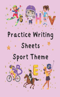 Practice Writing Sports Edition