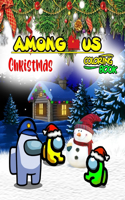 Among us Christmas coloring book
