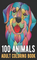 100 Animals Coloring Book