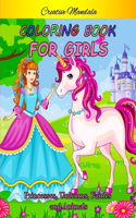 Coloring Book for Girls Ages 4-8