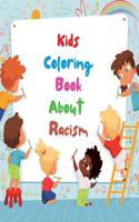 Kids coloring book about racism