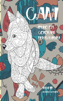 Libro da colorare per bambini - Grande stampa - Animali - Cani