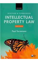 Holyoak and Torremans Intellectual Property Law, 8th Ed.