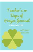 Teacher's 30 Day Prayer Journal