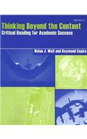 Thinking Beyond the Content: Critical Reading for Academic Success