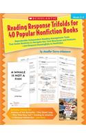 Reading Response Trifolds for 40 Popular Nonfiction Books, Grades 2-3