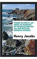 Where to Find It