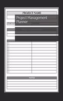 Project Management Planner: Project Management Note Pads Project and Task Organization Project Manager Notepad Project Planner Tracker Business Planner Notebook Organize Notes 