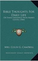 Bible Thoughts For Daily Life