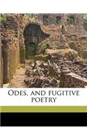 Odes, and Fugitive Poetry