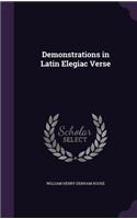 Demonstrations in Latin Elegiac Verse