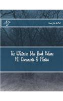 The Whitmire Blue Book Volume VII Documents & Photos
