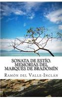 Sonata de Estio. Memorias del Marques de Bradomin