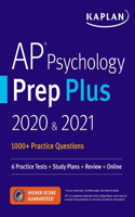 AP Psychology Prep Plus 2020 & 2021: 6 Practice Tests + Study Plans + Review + Online(Kaplan Test Prep)