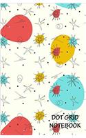 Dot Grid Notebook - Retro Pattern: Dot Grid Pages: 2