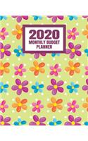 2020 Monthly Budget Planner: Weekly Budget Bill Planner Organizer Expense Tracker Notebook - Cute Flowers Busy Mom Women