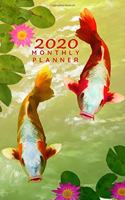 2020 Monthly Planner: Japanese Koi Fish - Small Pocket Calendar 5.06 x 7.81