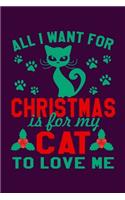 All I Want For Christmas Is For My Cat To Love Me