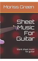 Sheet Music For Guitar