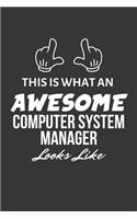 This Is What An Awesome Computer System Manager Looks Like Notebook