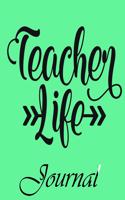 Teacher Life Journal: Ruled Line Paper Teacher Notebook/Teacher Journal or Teacher Exercise Book - Notebook Journal Diary Large Print (8.5 X 11 Inches) - 100 Pages Soft C