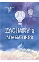 Zachary's Adventures: Softcover Personalized Keepsake Journal, Custom Diary, Writing Notebook with Lined Pages