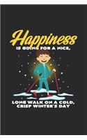 Happiness Walk on a cold winter day