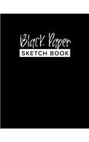 Black Paper Sketch Book - 8.5 x 11