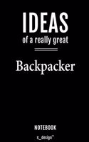 Notebook for Backpackers / Backpacker