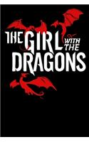 The Girl with the Dragons: Only a Girl Who Loves Dragons Notebooks Comic Book 6x9 100 noBleed