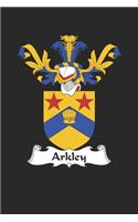 Arkley: Arkley Coat of Arms and Family Crest Notebook Journal (6 x 9 - 100 pages)