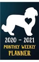 2020 2021 Monthly Weekly Planner: Maltese Puppy Dog 2020 2021 Monthly Weekly Daily Planner Calendar Schedule Organizer Appointment Journal Notebook For Maltese Dog Owners and Puppy L