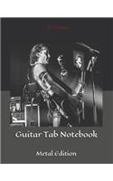 Guitar Tab Notebook: Metal Edition