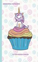 Unicorn Cupcake Handwriting Paper