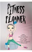 Fitness Planner: Fitness Agenda, Fitness Planner Binder, Fitness Journal and Planner, Fitness Journal for Women, Fitness Journaling, Fitness Happy Planner, Fitness J