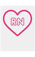 RN: Blank Line Notebook (8.5 X 11 - 110 Pages)