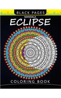 Mandala Eclipse Black Pages Coloring Book