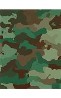 Camo Bullet Journal: Camoflauge Notebook (Large Bullet Journal 8.5 X 11) (Comfortable 1/4 Inch Dot Grid) (140 Pages, Soft Cover): Camoflauge Notebook (Large Bullet Journal 8.5 X 11) (Comfortable 1/4 Inch Dot Grid) (140 Pages, Soft Cover)