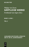Sämtliche Werke. Bd 1