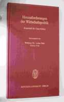 Herausforderungen Der Wirtschaftspolitik