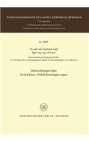 Untersuchungen Über Binäre Eisen-Nickel-Sinterlegierungen