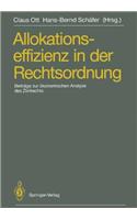 Allokationseffizienz in Der Rechtsordnung