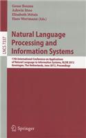 Natural Language Processing and Information Systems: 17th International Conference on Applications of Natural Language to Information Systems, NLDB 2012, Groningen, the Netherlands, June 26-28, 2012. P