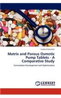 Matrix and Porous Osmotic Pump Tablets - A Comparative Study