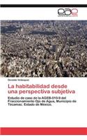 habitabilidad desde una perspectiva subjetiva