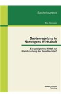 Quotenregelung in Norwegens Wirtschaft