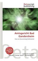 Amtsgericht Bad Gandersheim: (German)