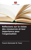 Réflexions sur la vision des ressources et leur importance pour l'organisation